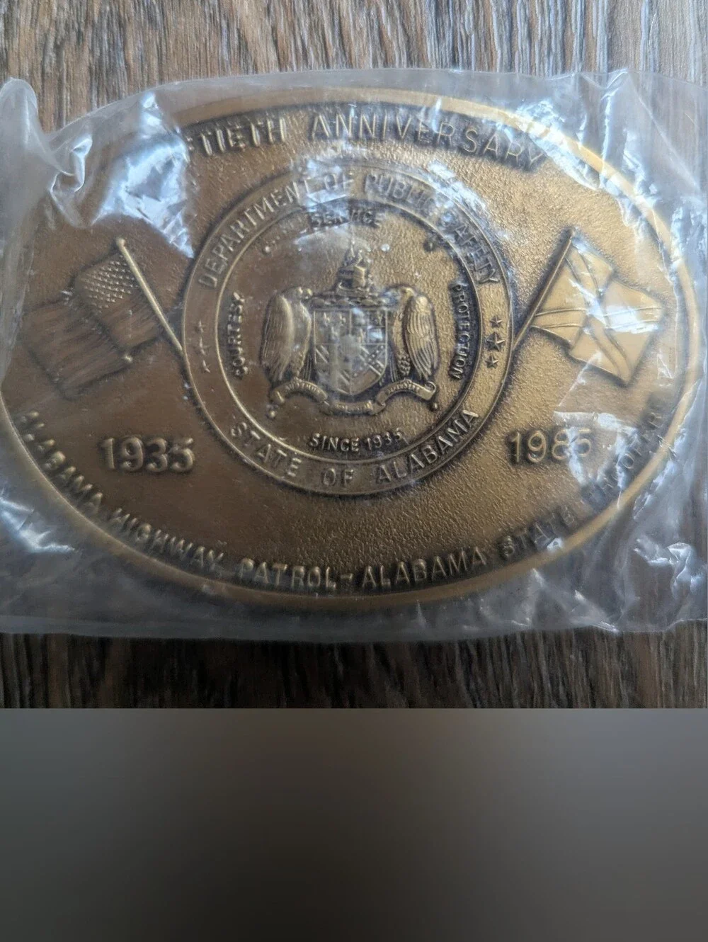 Gold Tone Metal Belt Buckle